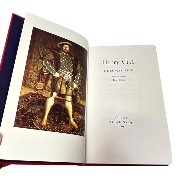 Henry VIII JJ Scarisbrick 2004 Folio Society Book HC Case Fine Binding History - Picture 3 of 12